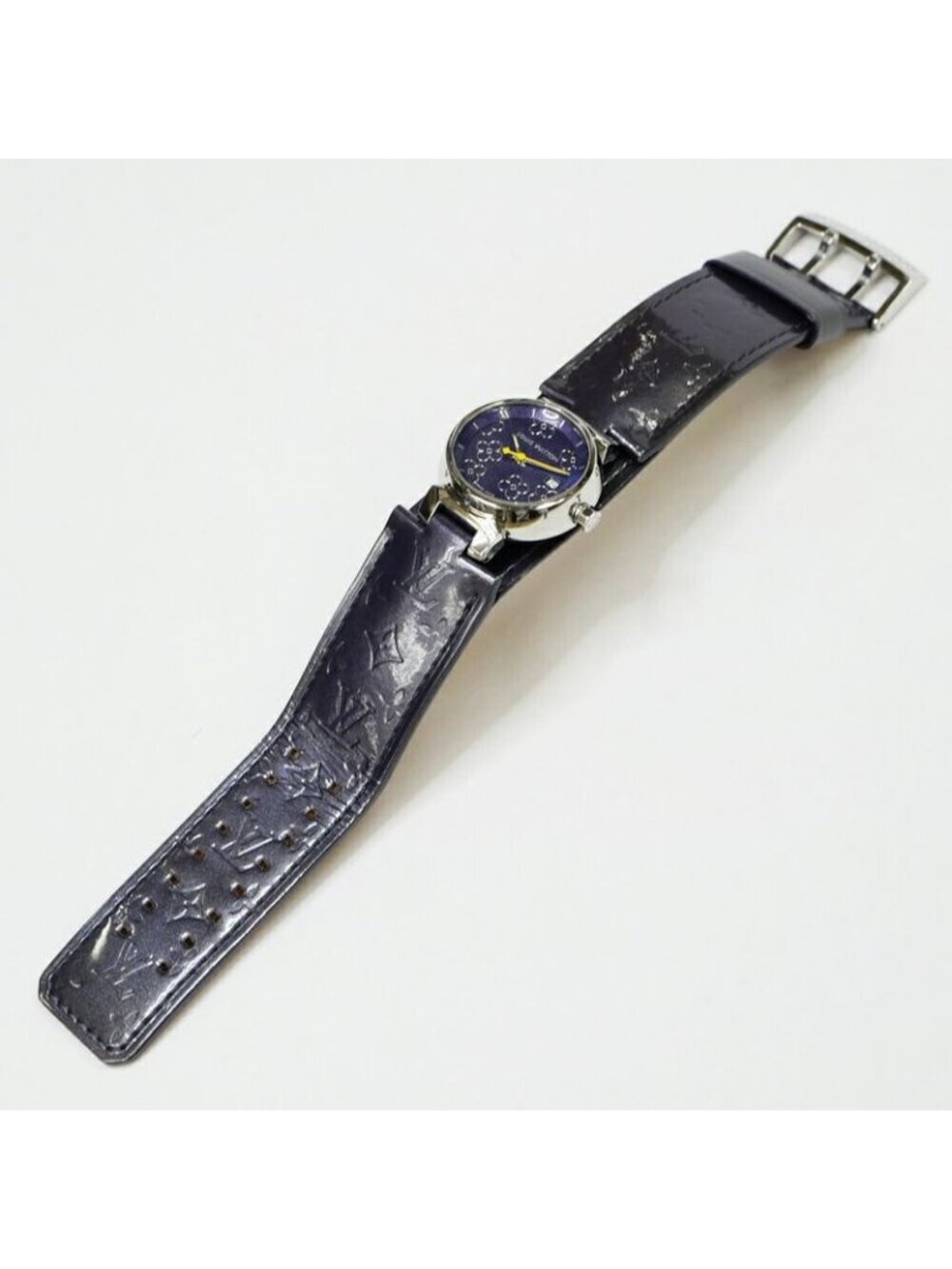 Louis Vuitton Brea PM Purple Dial Stainless Steel Quartz Watch - Picture 3 of 10